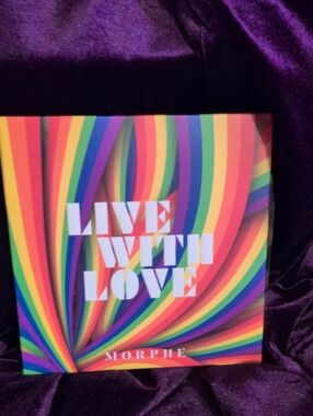Morphe Rainbow Live With Love Decorative Box - Purple Accents